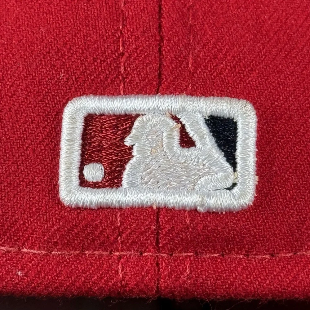 Washington Nationals Fitted Cap Red 7 1/2 New Era 59FIFTY USADA MLB